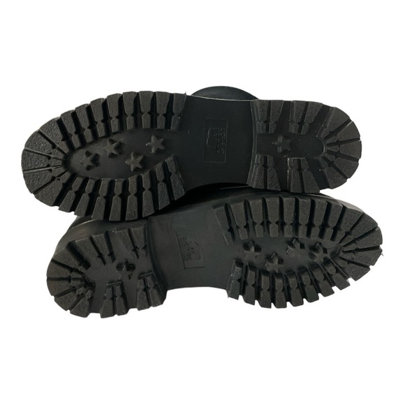 Sorel Suede Shearling Foldover Tall Black Boots Black Size 7M - Picture 5 of 8